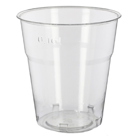 Vaso de Plástico Reutilizable PS Cristal "Diamant" 200ml (25 Uds)