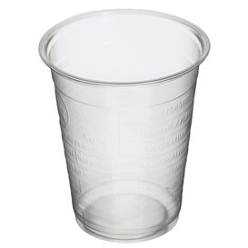 Vaso de Plástico PP Transparente 200ml Ø7,0cm (100 Uds)