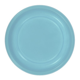 Plato Hondo Reutilizable Económico PS Azul Claro Ø20,5cm (25 Uds)