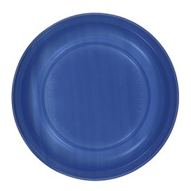 Plato Duro Reutilizable PP Azul Mediterraneo Round Ø29cm (300 Uds)