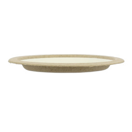 Plato de Bagazo Biodegradable Blanco Ø22,5cm (10 Uds)