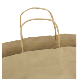 Bolsa Papel Kraft con Asas 100g/m² 44+15x46cm (200 Uds)