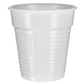 Vaso de Plástico PS Vending Blanco 166ml Ø7,0cm (100 Uds)