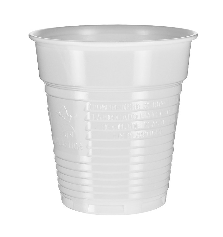 Vaso de Plástico PS Vending Blanco 166ml Ø7,0cm (100 Uds)