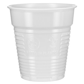 Vaso de Plástico PS Vending Blanco 166ml Ø7,0cm (100 Uds)