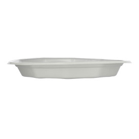 Plato Reutilizable PP "Deka" Hondo Blanco 220mm (231 Uds)
