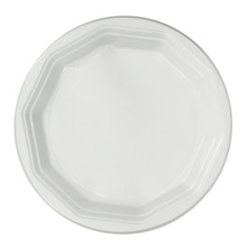 Plato Reutilizable PP "Deka" Hondo Blanco 220mm (231 Uds)