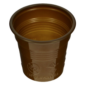 Vaso de Plástico PS Marrón 80ml Ø5,7cm (2400 Uds)