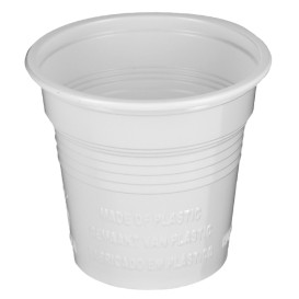 Vaso de Plástico PS Blanco 80ml Ø5,7cm (4.800 Uds)