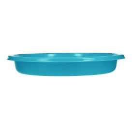 Plato Hondo Reutilizable Económico PS Turquesa Ø20,5cm (150 Uds)