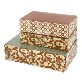 Caja para Dulces Menta Chocolate 17x11,5x4,3cm (600 Uds)
