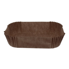 Cápsula de Papel para Molde Marrón 13,8x8,9x3,5cm (200 Uds)