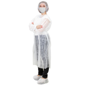 Kit Visita TNT 3 Piezas + Mascarilla Blanco (60 Kits)