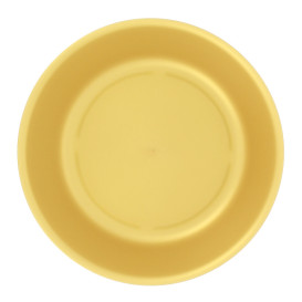 Plato Reutilizable Durable PP Mineral Oro Ø18cm (54 Uds)
