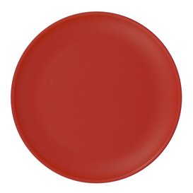 Plato Reutilizable Durable PP Mineral Rojo Ø23,5cm (54 Uds)