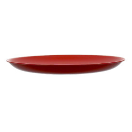 Plato Reutilizable Durable PP Mineral Rojo Ø23,5cm (54 Uds)