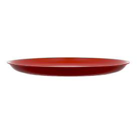 Plato Reutilizable Durable PP Mineral Rojo Ø27,5cm (6 Uds)