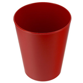 Vaso Reutilizable Durable PP Mineral Rojo 330ml (72 Uds)