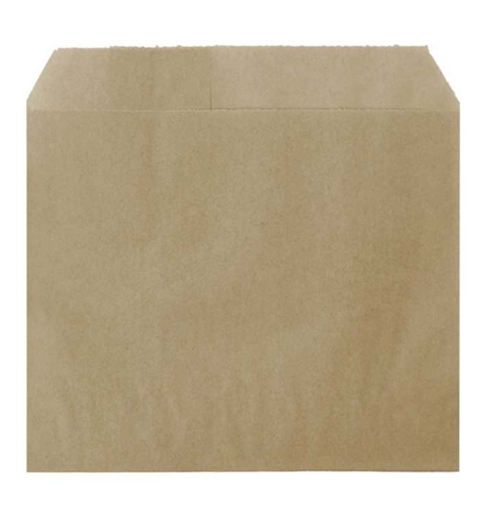 Sobre para Patatas Fritas Kraft Antigrasa 12x12cm (250 Uds)
