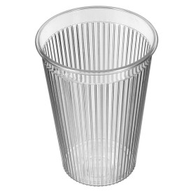 Vaso "Ribbed" PS Transparente 200 ml (1.000 Unidades)