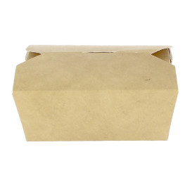 Caja Americana Pequeña Kraft 10,7x8,65x4,5cm 400ml (400 Uds)