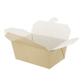 Caja Americana Grande Kraft 13x8,5x6cm 700ml (360 Uds)