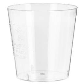 Vaso Plástico Chupito Moon PS Cristal 40ml (50 Uds)