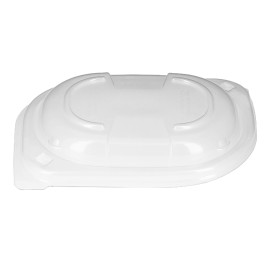 Tapa PP Translúcida Envase 250/350 y 450ml 142x111x20mm (640 Uds)