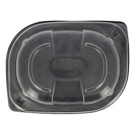 Tapa PP Translúcida Envase 250/350 y 450ml 142x111x20mm (640 Uds)