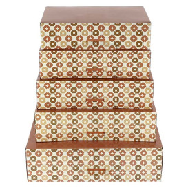 Caja para Dulces y Bombones Coral 18,5x12,5x5cm (100 Uds)