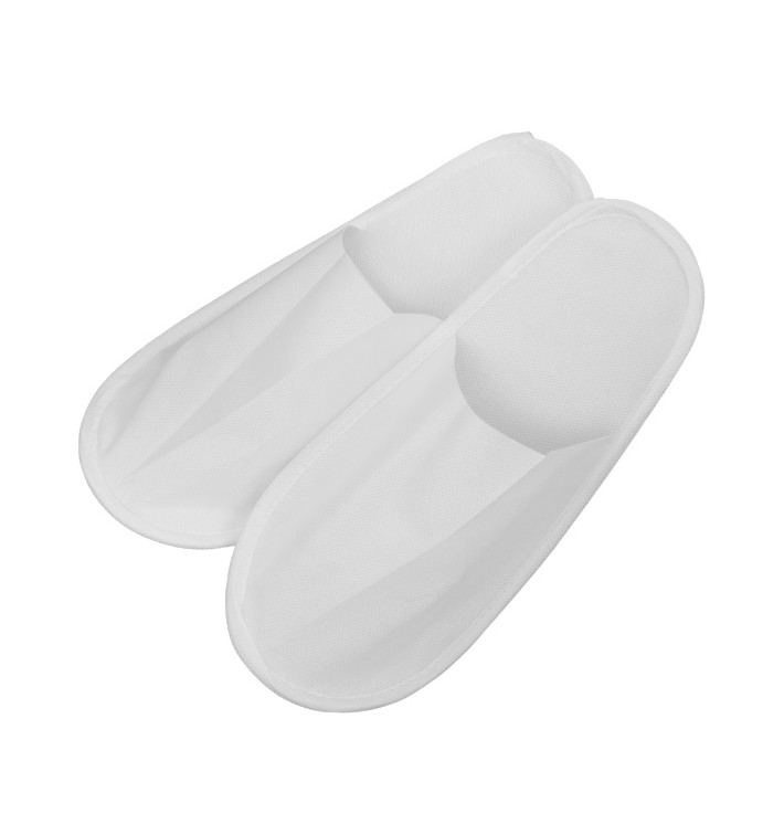 Zapatilla en TST de PP Cerrada Blanco Suela EVA (200 Pares)