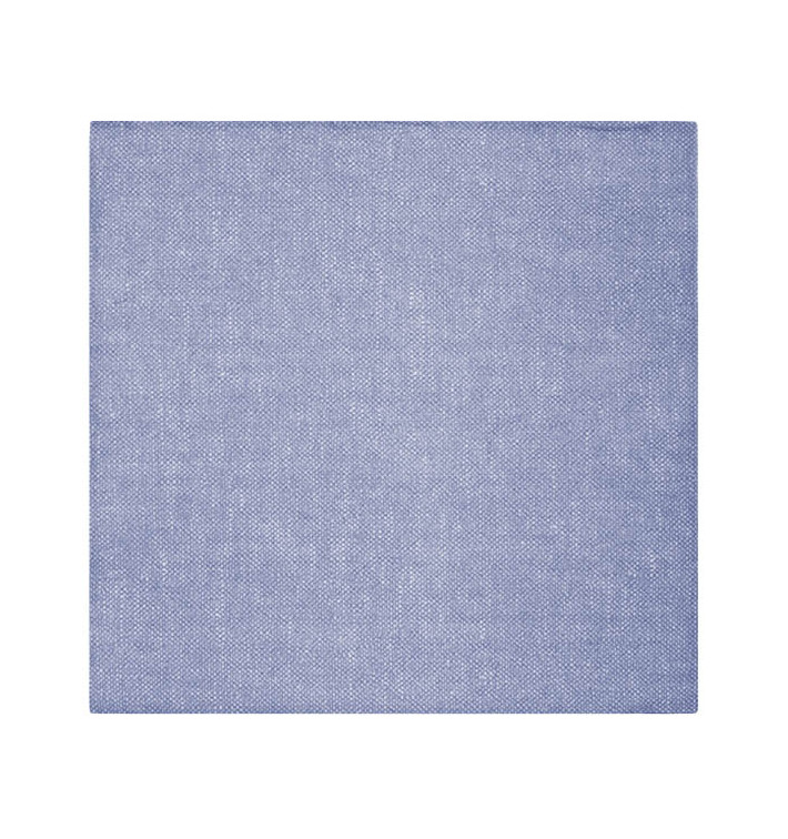 Servilleta Papel "Vaquero Azul" Punta-Punta 40x40cm (600 Uds)