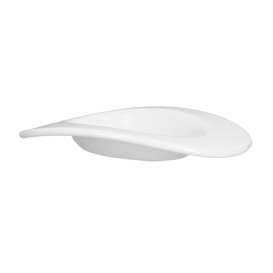 Plato Degustación Durable SAN "Ellipse" Blanco 10ml (6 Uds)