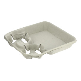 Bandeja 2 Portavasos de Cartón Menú (400 Uds)