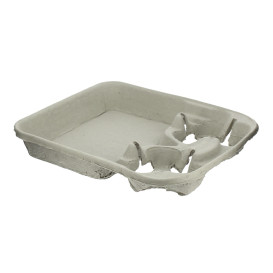 Bandeja 2 Portavasos de Cartón Menú (20 Uds)