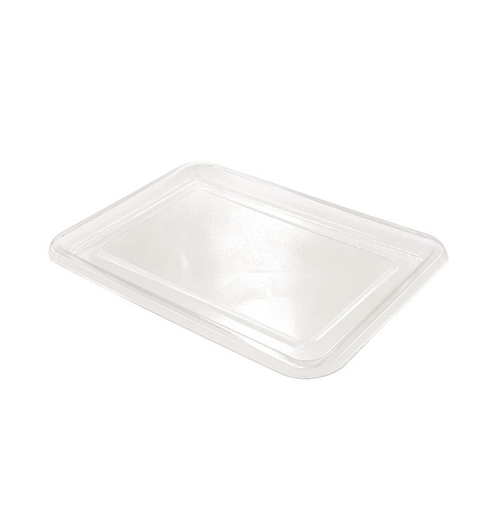 Bandeja Reutilizable PET Transparente 46x30cm (10 Uds)