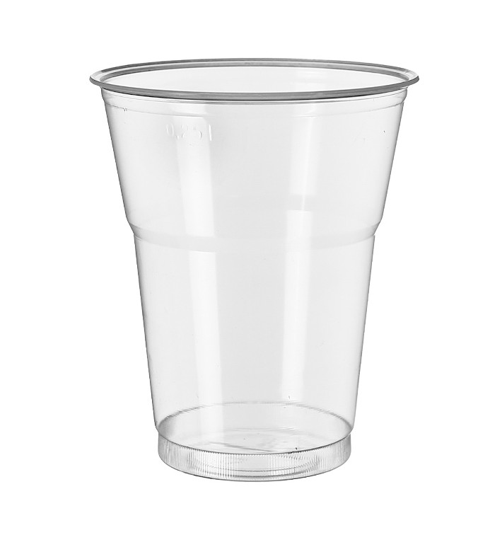 Vaso Reutilizable PS "Diamant" Cristal 300ml Ø8cm (25 Uds)