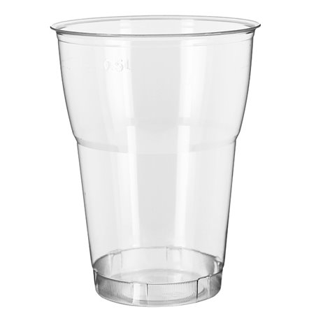 Vaso de Plástico Reutilizable PS Cristal "Diamant" 600ml (250 Uds)