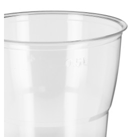 Vaso Reutilizable PS "Diamant" Cristal 600ml Ø9,4cm (250 Uds)