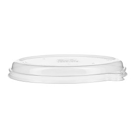 Tapa RPET Transparente Envase Oval 710 y 940ml (300 Uds)