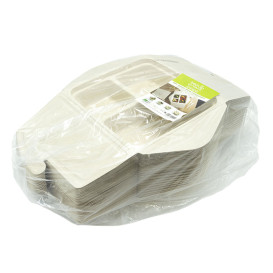 Envase MenuBox Caña de Azúcar 3C 21x21x4cm 900ml (100 Uds)