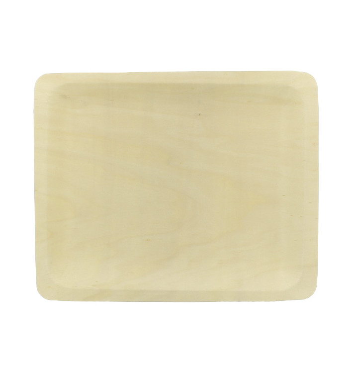 Bandeja de Madera 26,5x21,5x2cm (200 Uds)