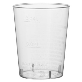 Vaso Inyectado Transparente PS 40 ml (50 Uds)