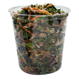 Envase Plástico PP "Deli" 32Oz/960ml Transp. Ø120mm (500 Uds)