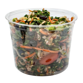 Envase Plástico PP "Deli" 24Oz/710ml Transp. Ø120mm (25 Uds)