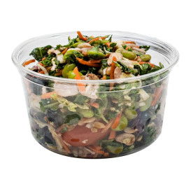Envase Plástico PP "Deli" 16Oz/473ml Transp. Ø120mm (500 Uds)