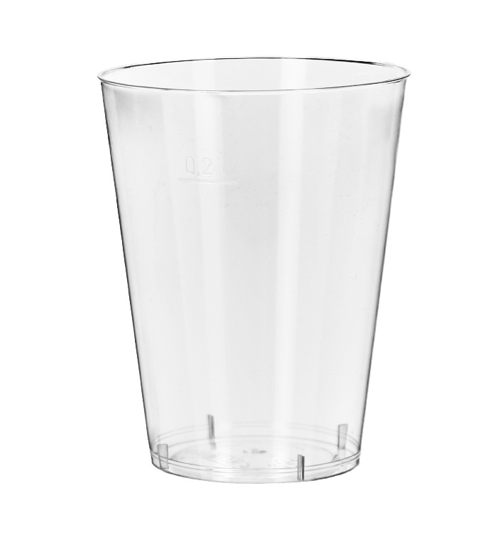 Vaso de Plástico Transparente 200 ml (50 Uds)