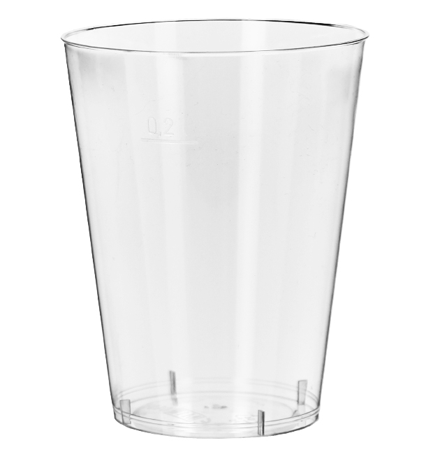 Vaso de Plástico Transparente 200 ml (1000 Uds)