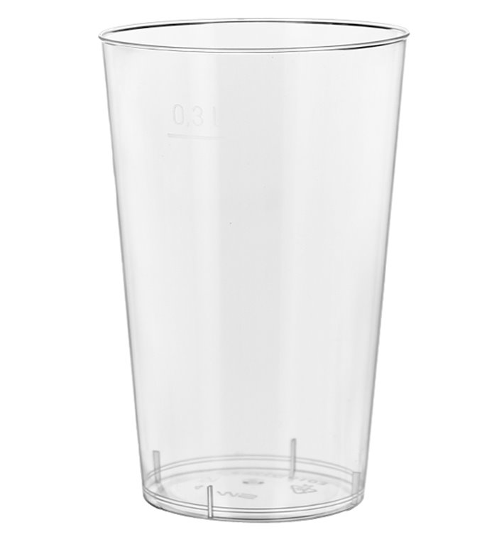 Vaso Inyectado Transparente PS 300 ml  (25 Uds)