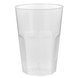 Vasos de plástico duro PP traslúcido irrompible 400ml